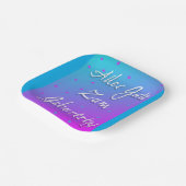 Gelukkige verjaardag in het Duitse papieren Bord (Gebogen)