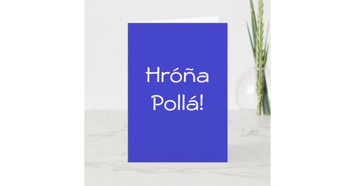 GELUKKIGE VERJAARDAG IN HET GRIEKS! KAART Zazzle.nl