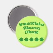 Gelukkige verjaardag in het Iers Magneet (Voorkant / Achterkant)