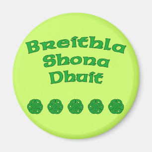 Gelukkige verjaardag in het Iers Magneet