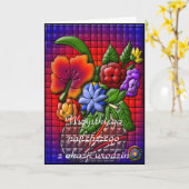 Gelukkige verjaardag in het Pools Kaart (Gele Bloem)