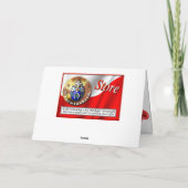 Gelukkige verjaardag in het Pools Kaart (Achterkant)