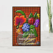 Gelukkige verjaardag in het Pools Kaart (Voorkant)