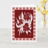 Gelukkige verjaardag in het Pools Kaart (Gele Bloem)