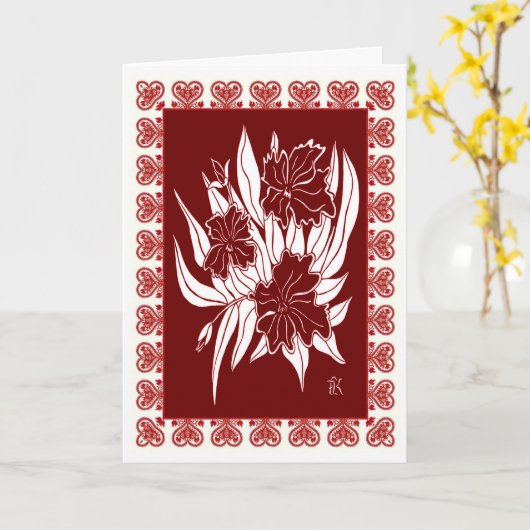 Gelukkige verjaardag in het Pools Kaart (Gele Bloem)