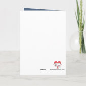 Gelukkige Verjaardag in het Spaans: Blauw-grijs Kaart (Achterkant)