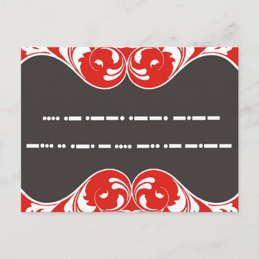 Gelukkige verjaardag in morsecode 2 briefkaart (Voorkant)
