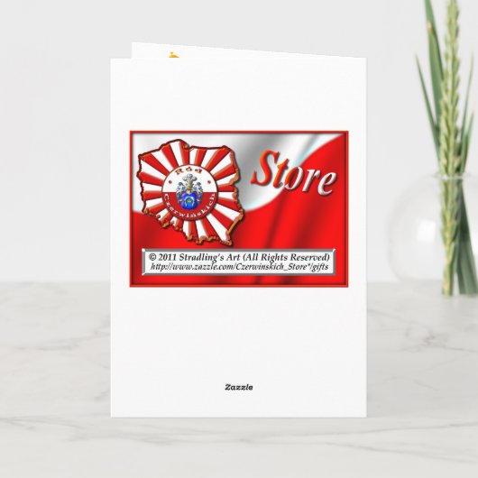 Gelukkige Verjaardag in Pools Kaart (Achterkant)