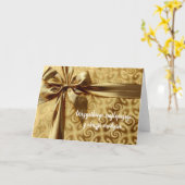 Gelukkige verjaardag in Poolse gift Kaart (Gele Bloem)