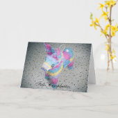 Gelukkige Verjaardag in Spaanse Kaart (Gele Bloem)