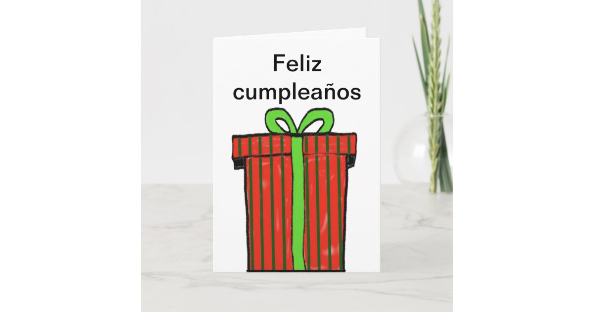 Spaanse Verjaardagskaart Vrouw