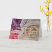 Gelukkige verjaardag in vele talen kaart (Gele Bloem)