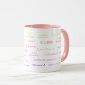 Gelukkige Verjaardag in Vele Verschillende Talen D Mok (Voorkant rechts)