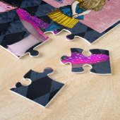 Gelukkige verjaardag in Wonderland Legpuzzel (Zijkant)