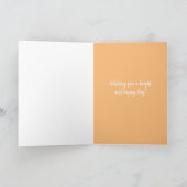 Gelukkige Verjaardag Indiase Paintbrush Waterverf Kaart (Binnen)