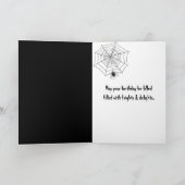 Gelukkige Verjaardag Jack-o-lantern Candle Kaart (Binnen)