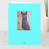 gelukkige verjaardag je bent een coole kat kaart (Achterkant)