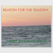 GELUKKIGE VERJAARDAG JEZUS! Cadeaupapier (Vlak)