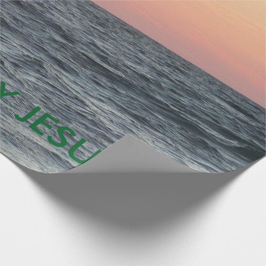 GELUKKIGE VERJAARDAG JEZUS! Cadeaupapier (Hoek)