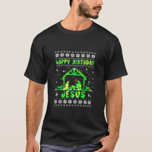Gelukkige Verjaardag Jezus is de reden Christelijk T-shirt