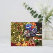 Gelukkige Verjaardag Jezus, Kerstmis Kaart (Staand voorkant)