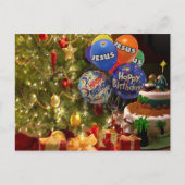 Gelukkige Verjaardag Jezus, Kerstmis Kaart (Voorkant)