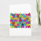 Gelukkige verjaardag jigzaag kaart (Voorkant)