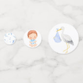 Gelukkige verjaardag jongen confetti (Voorkanten)