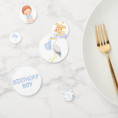 Gelukkige verjaardag jongen confetti (Groep)