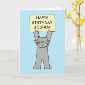 Gelukkige Verjaardag Joshua Kaart (Gele Bloem)