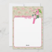 gelukkige verjaardag : Juli geboorte bloem Water L Feestdagenkaart (Achterkant)