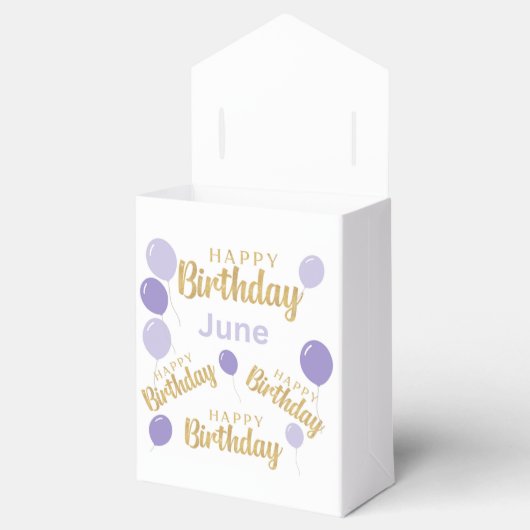 Gelukkige verjaardag Junilistan verjaardagen Bedankdoosjes (Geopend)