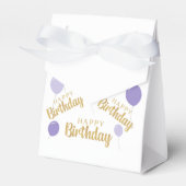 Gelukkige verjaardag Junilistan verjaardagen Bedankdoosjes (Voorkant Zijde)