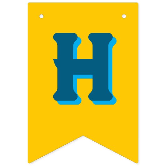 Gelukkige Verjaardag Kaarsen en kleuren Vlaggetjes (Tweede vlag)