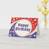 Gelukkige Verjaardag Kaart (Gele Bloem)