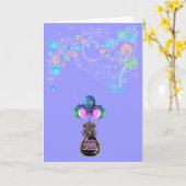 Gelukkige verjaardag kaart (Gele Bloem)