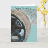 Gelukkige verjaardag... kaart (Gele Bloem)