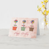 Gelukkige Verjaardag! Kaart (Gele Bloem)