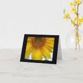 Gelukkige verjaardag... kaart (Gele Bloem)