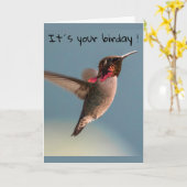 Gelukkige verjaardag! kaart (Gele Bloem)