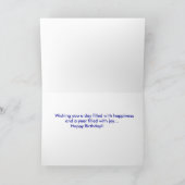 Gelukkige Verjaardag! Kaart (Binnen)