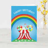 Gelukkige verjaardag kaart (Gele Bloem)