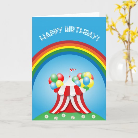 Gelukkige verjaardag kaart (Gele Bloem)