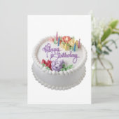 Gelukkige verjaardag kaart (Staand voorkant)