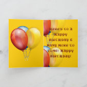 GELUKKIGE VERJAARDAG! KAART (Binnen)