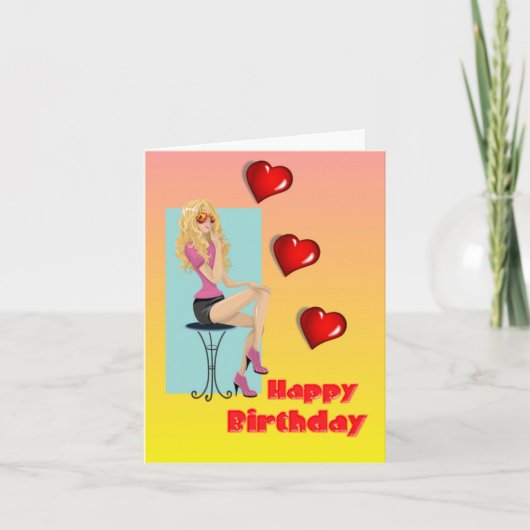 Gelukkige verjaardag kaart (Voorkant)