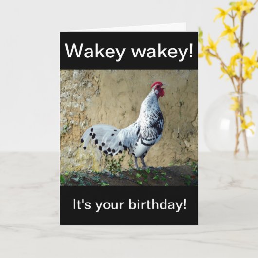 Gelukkige Verjaardag! Kaart (Gele Bloem)