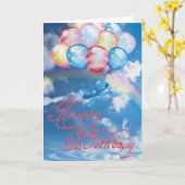 Gelukkige verjaardag kaart (Gele Bloem)