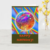 GELUKKIGE VERJAARDAG! KAART (Gele Bloem)