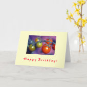 "Gelukkige Verjaardag! " Kaart (Gele Bloem)